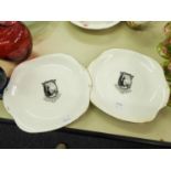 PAIR OF WOMEN'S GUILD PLATES, 1929 (2)