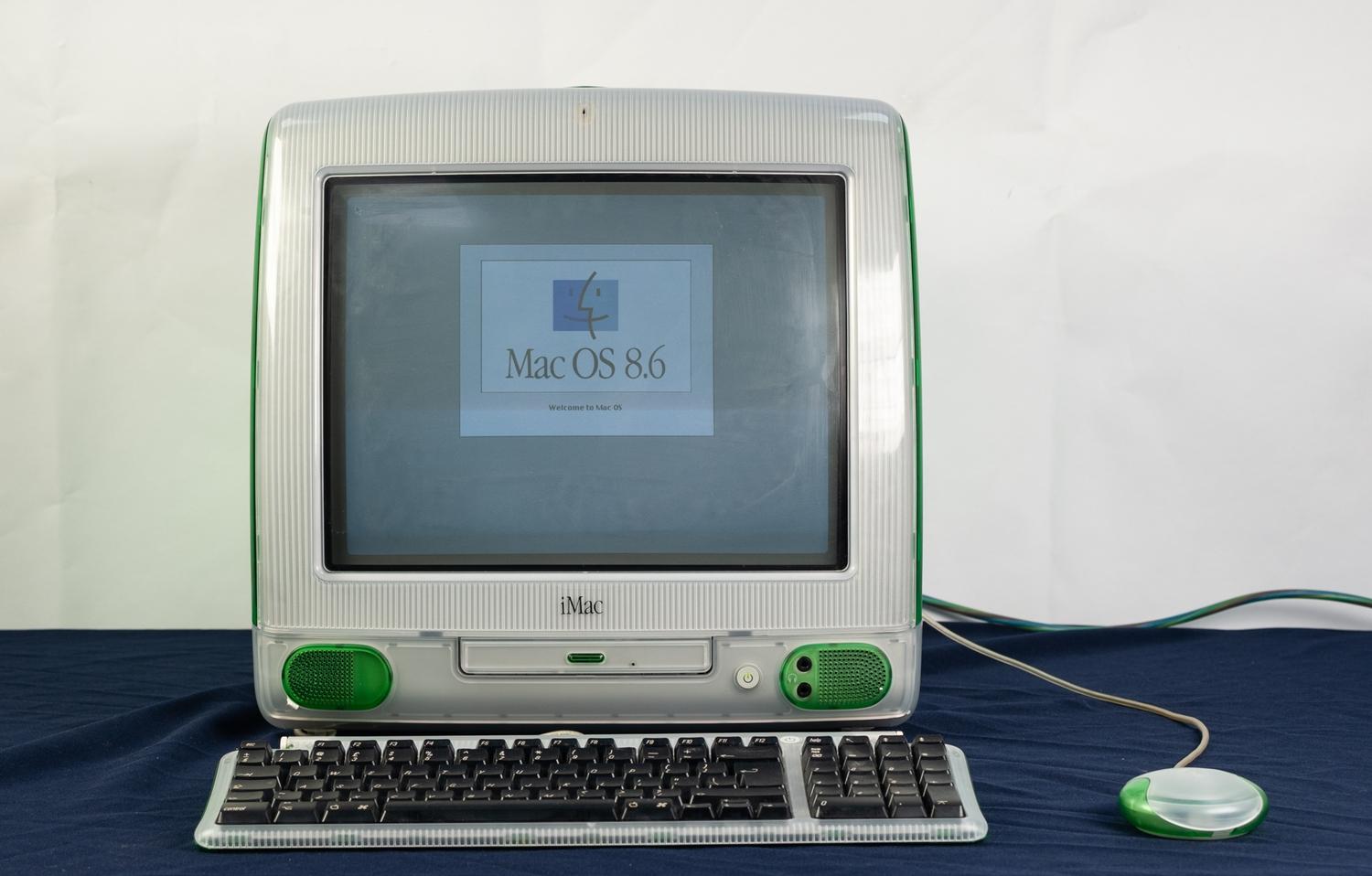 iMAC G3, LIME, VERSION 8.6, 14 INCH DISPLAY, APPLE KEYBOARD AND APPLE MOUSE, IN ORIGINAL BOX WITH - Image 6 of 7