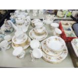 ROYAL STANDARD "LYNDALE" COFFEE SERVICE FOR SIX PERSONS AND CULCLOUGH TEA AND DINNER SERVICE FOR