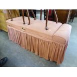 LARGE UPHOLSTERED OTTOMAN BOX