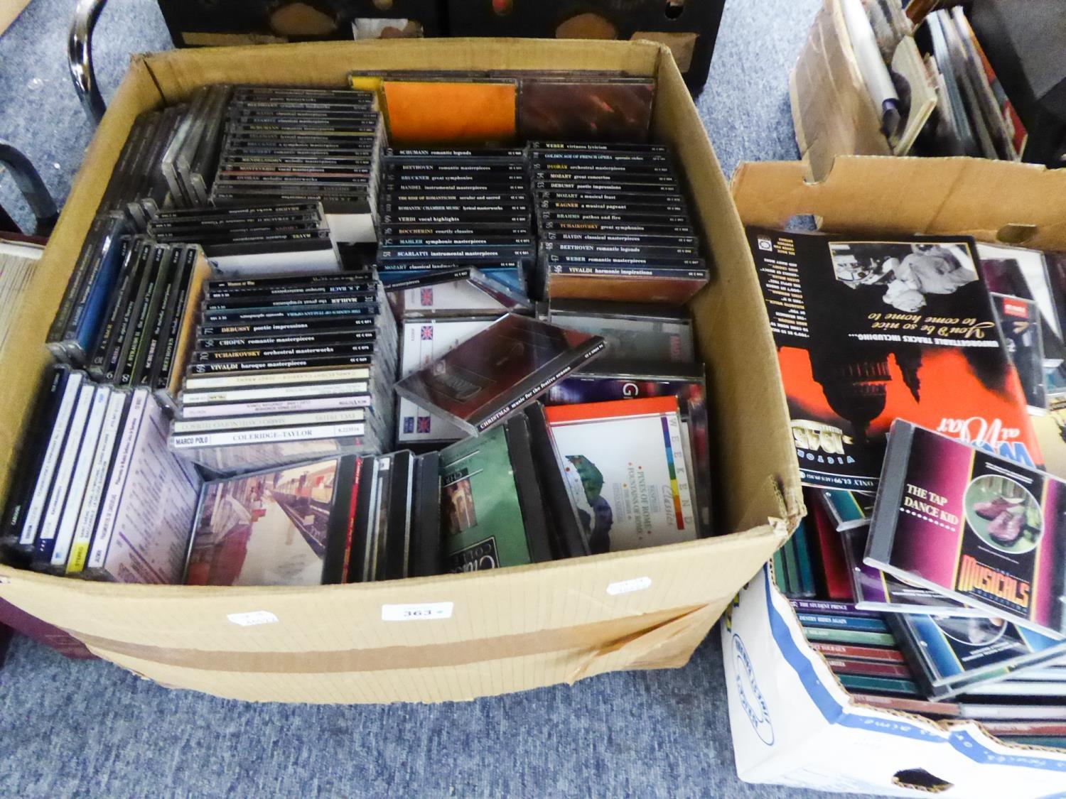 LARGE QUANTITY OF CLASSICAL CD's AND LARGE COLLECTION OF MUSICALS CD's - Image 2 of 2