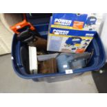 POWER CRAFT 750 WATT JIGSAW WITH LASER, A BELT SANDER, ENGINEERS TOOLS, DRILLS ETC...