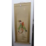 20th JAPANESE HANGING SCROLL OF A FEMALE