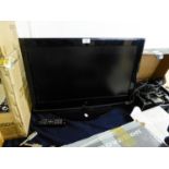 W 26" FLAT SCREEN TV WITH REMOTE CONTROL