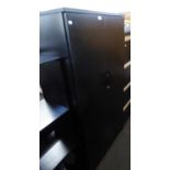 TWO DOOR STATIONERY CUPBOARD WITH LOCK, 2'6" (76.2cm) WIDE