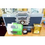 SONY STEREO PORTABLE RADIO AND COMPACT DISC PLAYER AND A QUANTITY OF CD's A PAIR OF SONY