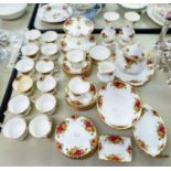 ROYAL ALBERT CHINA COUNTRY ROSES TEA WARE ETC