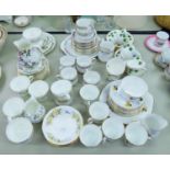 ROYAL GRAFTON PART TEA WARES (19 PIECES) COLCLOUGH CHINA PART TEA WARES (19 PIECES) PARAGON CHINA