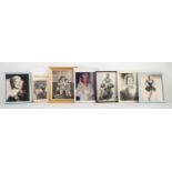 BETTY GRABLE, SEVEN SIGNED PHOTOGRAPHS, all ?To John?.? including: FIVE INDIVIDUAL PORTRAITS, 10?