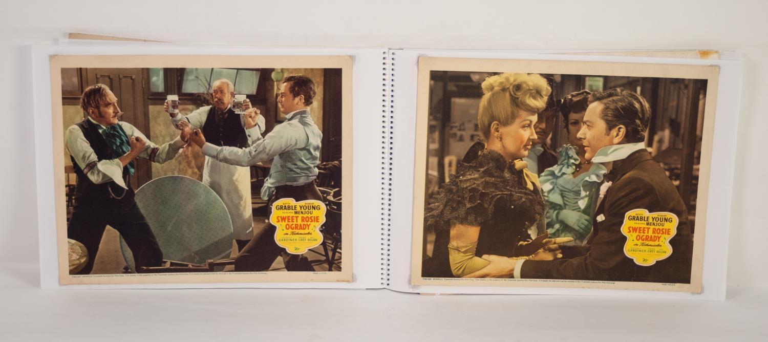 APPROXIMATELY FORTY BETTY GRABLE LOBBY CARDS, including, ?SPRINGTIME IN THE ROCKIES?, ?CONEY