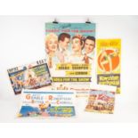 SIX BETTY GRABLE FILM POSTERS, various sizes including 'Three for the Show', 101 x 64cm (6)