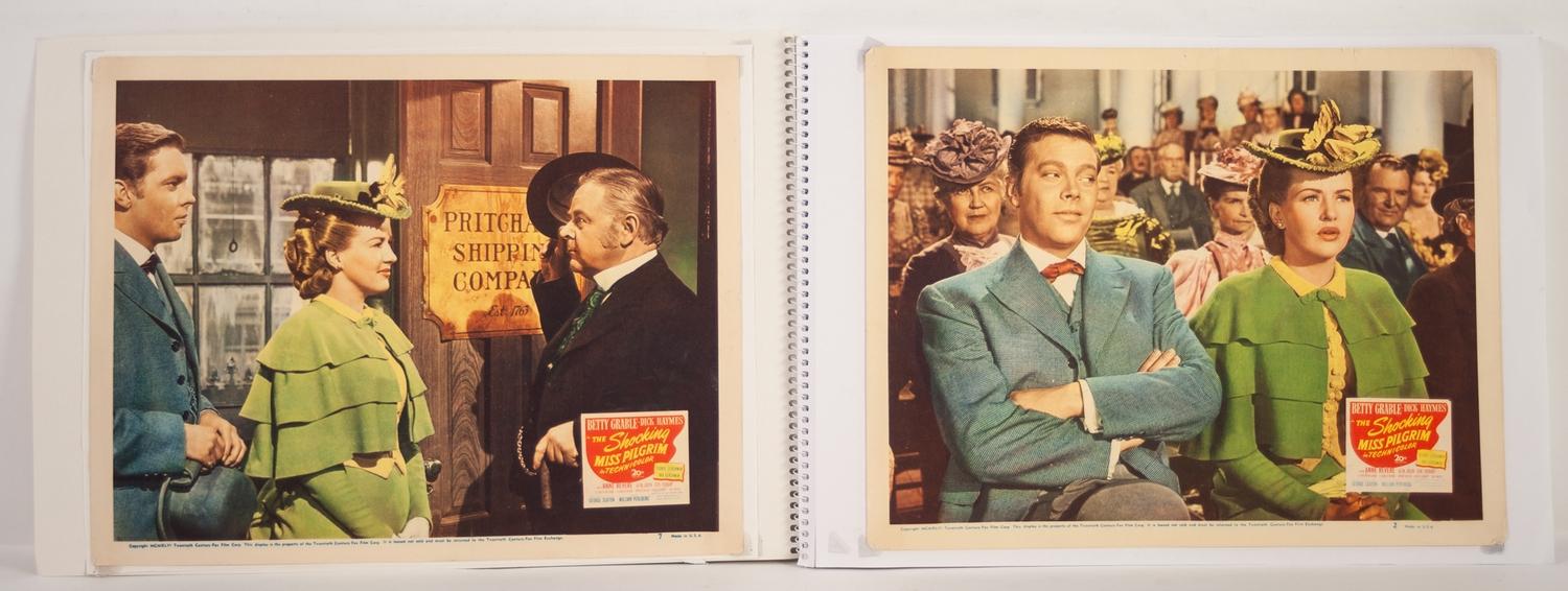 APPROXIMATELY THIRTY FIVE GRABLE LOBBY CARDS, including, ?THE SHOCKING MISS PILGRIM?, ?MOHER WORE - Image 4 of 4