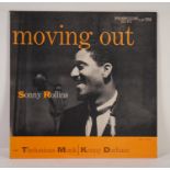 JAZZ, VINYL RECORDS-R IS FOR SONNY ROLLINS WITH THELONIUS MONK AND KENNY DORHAM- Moving Out,