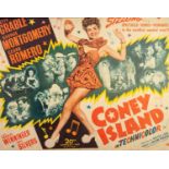 FOUR BETTY GRABLE FILM POSTERS 'Footlight Serenade'; 'Diamond Horseshoe'; 'Sweet Rosie O'Grady'