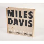 JAZZ, VINYL RECORDS- D IS FOR MILES DAVIS- CHRONICLE THE COMPLETE PRESTIGE RECORDINGS 1951-1956,
