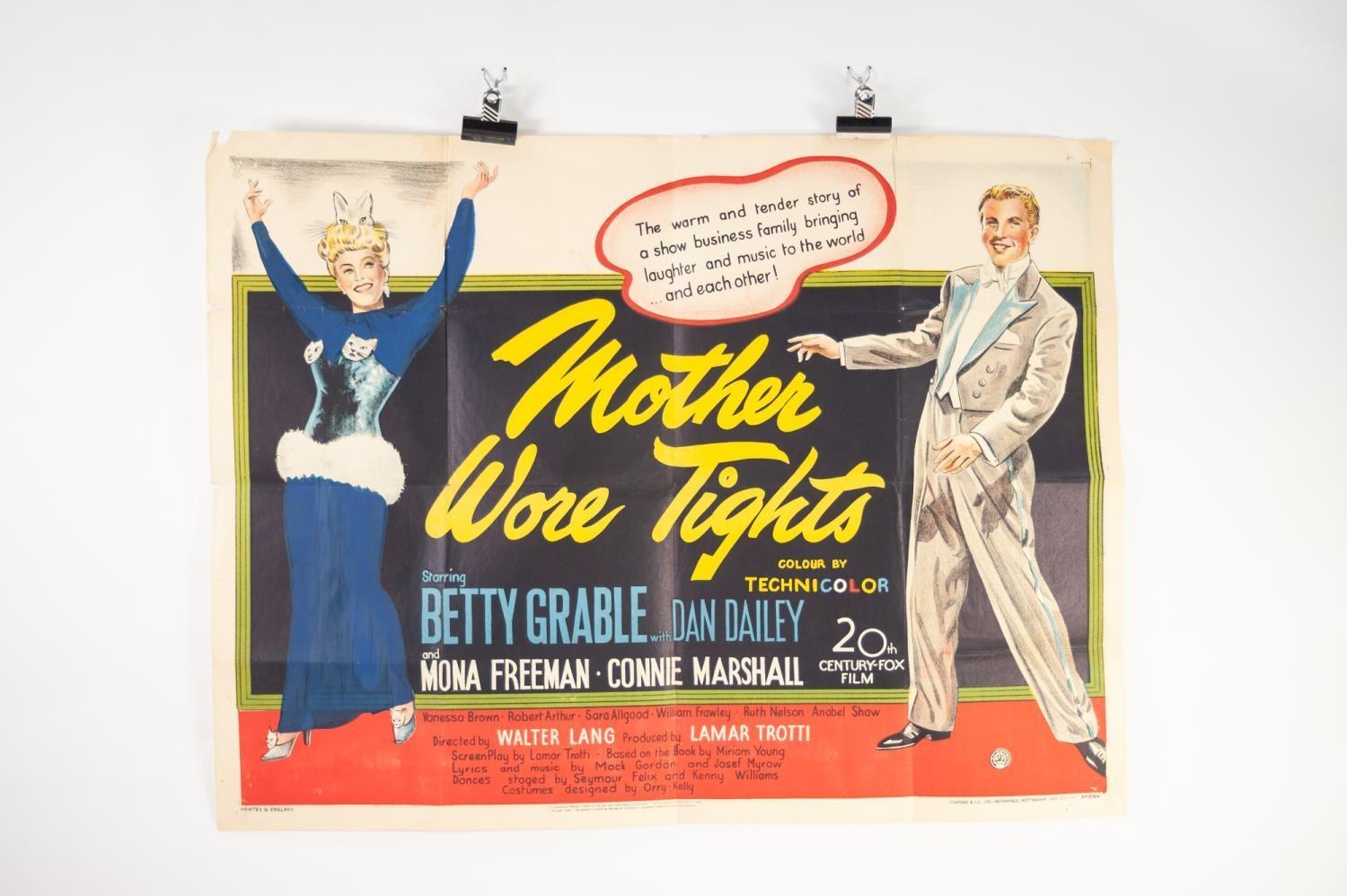 SEVEN BETTY GRABLE FILM POSTERS including 'A Yank in the RAF', 101 x 65cm, (7) - Image 4 of 5