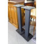 TWO TALL SPEAKER STANDS