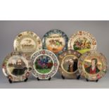 SIXTEEN ROYAL DOULTON (BURSLEM POTTERY) SERIES WARE PLATES (16)