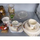 COLLECTION OF ROYAL COMMEMORATIVE CHINA AND GLASS