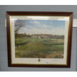 AFTER GRAEME W. BAXTER AN ARTIST SIGNED REPRODUCTION COLOUR PRINT 'ROYAL LYTHAM'