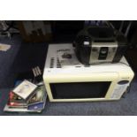 PHILIPS PORTABLE RADIO/CD PLAYER AND A PANASONIC MICROWAVE (2)