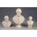 19th CENTURY PARIAN WAR BUST OF THE RIGHT HONOURABLE BENJAMIN DISRAELI, EARL OF BEACONSFIELD, K.G.