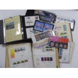 COLLECTION IN A PLASTIC TUB TO INCLUDE AN ALBUM OF BRITISH COMMONWEALTH RANGES , a binder of FDC?s ,