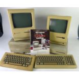 A SELECTION OF APPLE MAC MACINTOSH, VINTAGE COMPUTER EQUIPMENT, to include; 2 Apple Macintosh plus