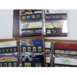 GB COLLECTION TO THREE PRESENTATION PACK BINDERS , mainly 1990?s to 2000