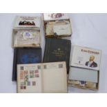 AN ORINGINAL OLD TIME COLLECTION COMPRISING; The Empire Postage Stamp Album plus two others. Also