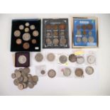 EIGHT GEORGE VI SILVER CROWN COINS 1937 mainly (VF) TWO 1951 CROWN COINS one being in Festival of