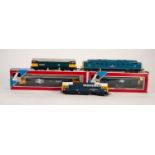 TWO LIMA ITALY BOXED 00 GAUGE INTERCITY LOCOMOTIVES including Eagle and THREE UNBOXED LIMA