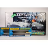 SCALEXTRIC BOXED JAMES BOND 007 - GOLDFINGER CASINO ROYALE MODEL RACING SET containing Aston