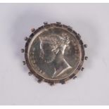 VICTORIA SILVER CRIMEA MEDAL 1854-6 DESIGNED BY B WYON numbered on the edge 3337 swivel mounted as a