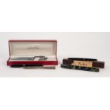 J, MURDAN AND CO., SILVER CASED PROPELLING PENCIL, with engine turned decoration, PARKER 'LADY