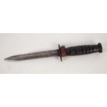 AMERICAN DAGGER, the blade stamped 'U.S. M3 Kinsfolksing'