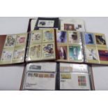 SELECTION OF GB FDC?S TO TWO BINDERS PLUS TWO ROYAL MAIL BINDERS OF PHQ CARDS . Some coin covers