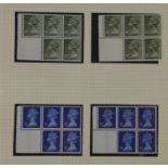 COLLECTION OF GB, QEII HOUSED IN BINDER WITH SLIP CASE, noted definitives and commemoratives, many