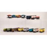 SELECTION OF APPROXIMATELY 100 ITEMS OF GOODS ROLLING STOCK AND ASSOCIATED PIECES various makers all