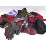 Peter James pure new wool LARGE SCARF, a Tie Rack all wool plain WINE RED SCARF, a Windsmoor pure