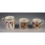 BOOTHS PRINTED AND PAINTED 'THE ALLIES 1914' POTTERY MUG depicting au tour eight marching