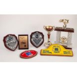 A SELECTION OF MODERN MOTORING TROPHIES AND MEDALLIONS