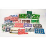 SELECTION OF WORLD COINS IN WALLETS, comprising Macao, Guatemala, Indonesia, Greece, Syria, Iceland,