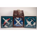 THREE CORGI BOXED AVIATION ARCHIVE 1-144 SCALE MODELS OF COMMERCIAL AIRCRAFT, viz D.H. Comet 4B