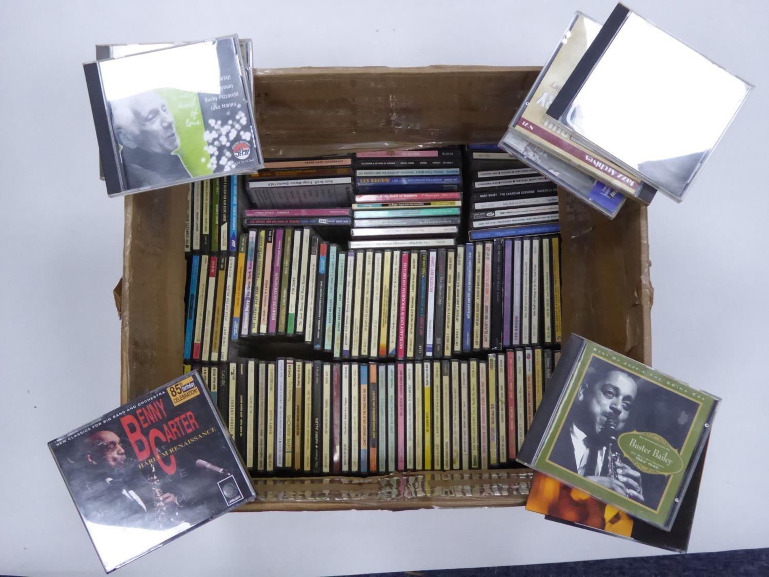 Approximately 100 Jazz cds, a quality selection of recordings covering a mixture of jazz genre,