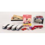 SUNDRY BOXED AND UNBOXED DIE CAST TOYS, VARIOUS MAKERS includes Matchbox blister packed Lady