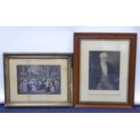 PHOTOGRAPHIC PRINT OF THE ROYAL FAMILY OF GREAT BRITAIN 1897, 8 1/4" x 12" (21 x 30.5cm) image and a