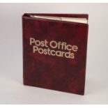 POST OFFICE POSTCARDS RING BINDER CONTAINING A GOOD SELECTION OF PHQ CARDS late 1970's to mid 1980's