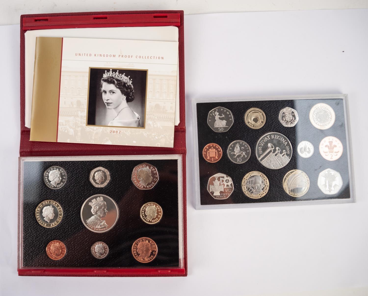 QUEEN ELIZABETH II PROOF COIN SET 2006 OF THIRTEEN COINS penny to five pounds includes Brunel two