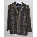 GROUP OF LADIES LAUREL CLOTHING to include two ladies jackets, grey culotte suit and leopard print